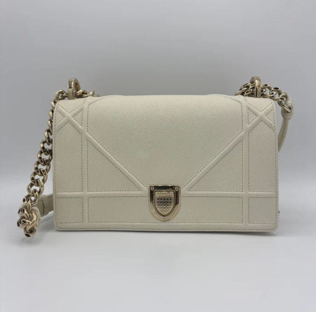 Diorama Flap Bag Grained Calfskin Medium