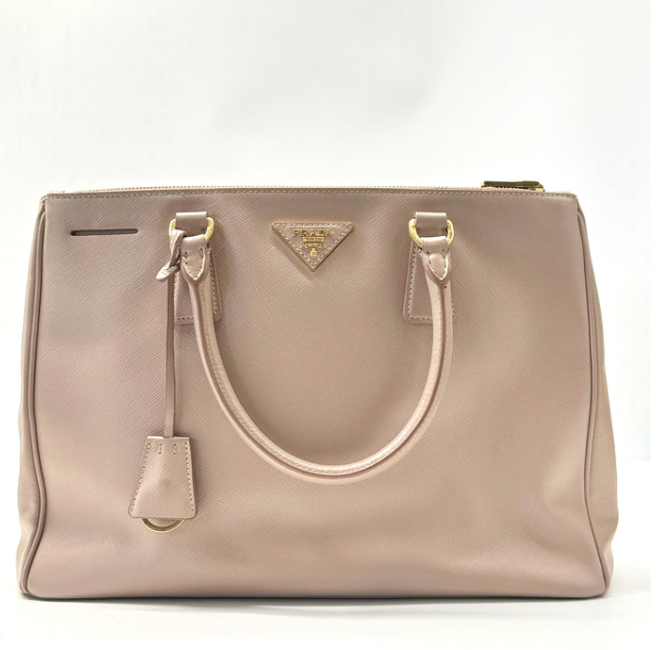 Saffiano Lux Galleria Double Zip Tote
